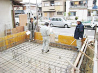 べた基礎コンクリート